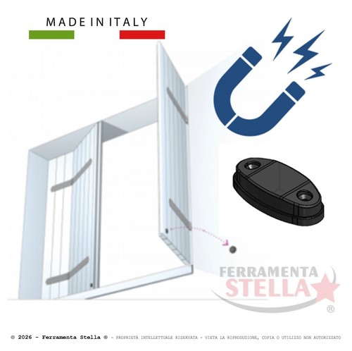Ferma persiana magnetico - magnetico, a